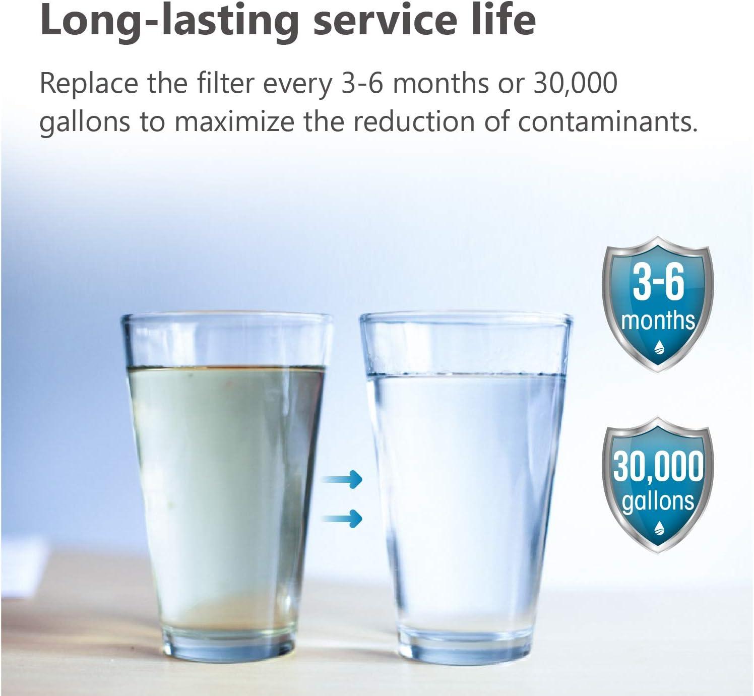 imageWaterspecialist FXHTC Whole House Carbon Water Filter Replacement for GE FXHTC GXWH40L GXWH35F Culligan RFCBBSA American Plumber W10PR W10BC WRC25HD 10quot x 45quot 5 Micron Pack of 21