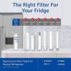 imageWaterspecialist UKF8001 Water Filter Replacement for EveryDrop Filter 4 Whirlpool EDR4RXD1 4396395 Wrx735sdbm00 Mfi2570fez Msd2651heb Krfc300ess01 Pack of 33 Count Pack of 1