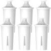 image6 Packs Pitcher Water Filter Replacement for Brita classic 35557 OB03 Mavea 107007 Brita Pitchers Grand Lake Capri Wave and More NSF Certified Waterspecialist