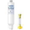imageWaterspecialist RV Inline Water Filter NSF Certified Reduces Chlorine Bad Taste and Odor Rust Corrosion Sediments and Turbidity Dedicated for RVs 1 Pack Water Filter with Hose Protector
