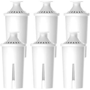image6 Packs Pitcher Water Filter Replacement for Brita classic 35557 OB03 Mavea 107007 Brita Pitchers Grand Lake Capri Wave and More NSF Certified Waterspecialist