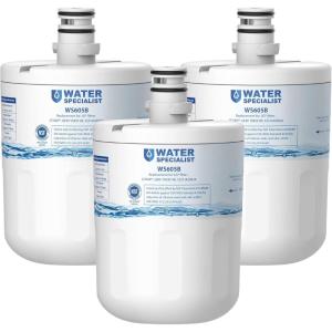 imageWaterspecialist 5231JA2002A Refrigerator Water Filter Replacement for LG LT500P ADQ72910911 GEN11042FR08 LFX25974ST ADQ72910901 ADQ72910907 Kenmore 9890 469890 3 Filters