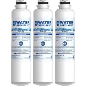 imageWaterspecialist DA2900020B Replacement for Samsung Water Filter DA2900020B HAFCINEXP DA2900020B1 HDX FMS2 RS25J500DSR RF28HMEDBSR RF263BEAESR RF4287HARS DA9708006A1 2 Filters3 Count Pack of 1