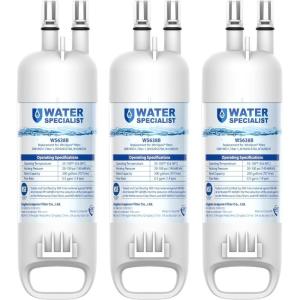imageWaterspecialist EDR1RXD1 Replacement for Everydrop Filter 1 W10295370A EDR1RXD1B P8RFWB2L P4RFWB Kenmore 469081 469930 WS638 Refrigerator Water Filter 2 Filters3 CountPack of 1
