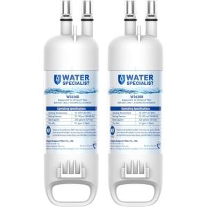 imageWaterspecialist EDR1RXD1 Replacement for Everydrop Filter 1 W10295370A EDR1RXD1B P8RFWB2L P4RFWB Kenmore 469081 469930 WS638 Refrigerator Water Filter 2 Filters2 CountPack of 1