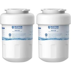imageWaterspecialist WS613B Replacement for MWF SmartWater MWFP MWFA GWF HDX FMG1 WFC1201 GSE25GSHECSS PC75009 RWF1060 Kenmore 9991 Refrigerator Water Filter 3 Filters2 Count Pack of 1